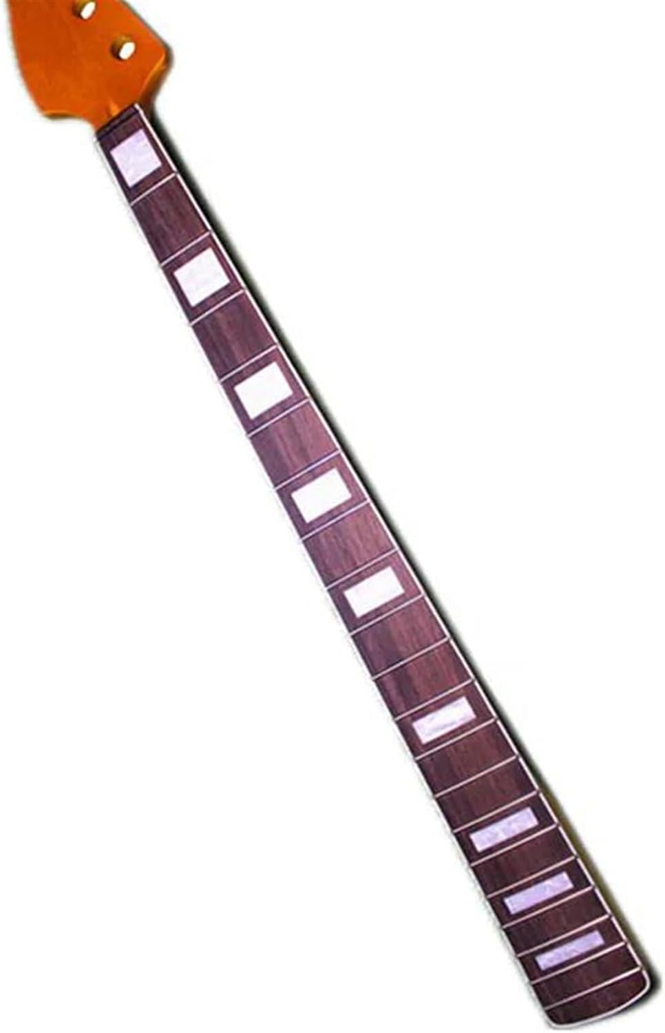 Replacement Maple 4-String Reverse Headstock Electric Bass Guitar Neck, 20 Frets, Rosewood Fingerboard, Glossy Finish