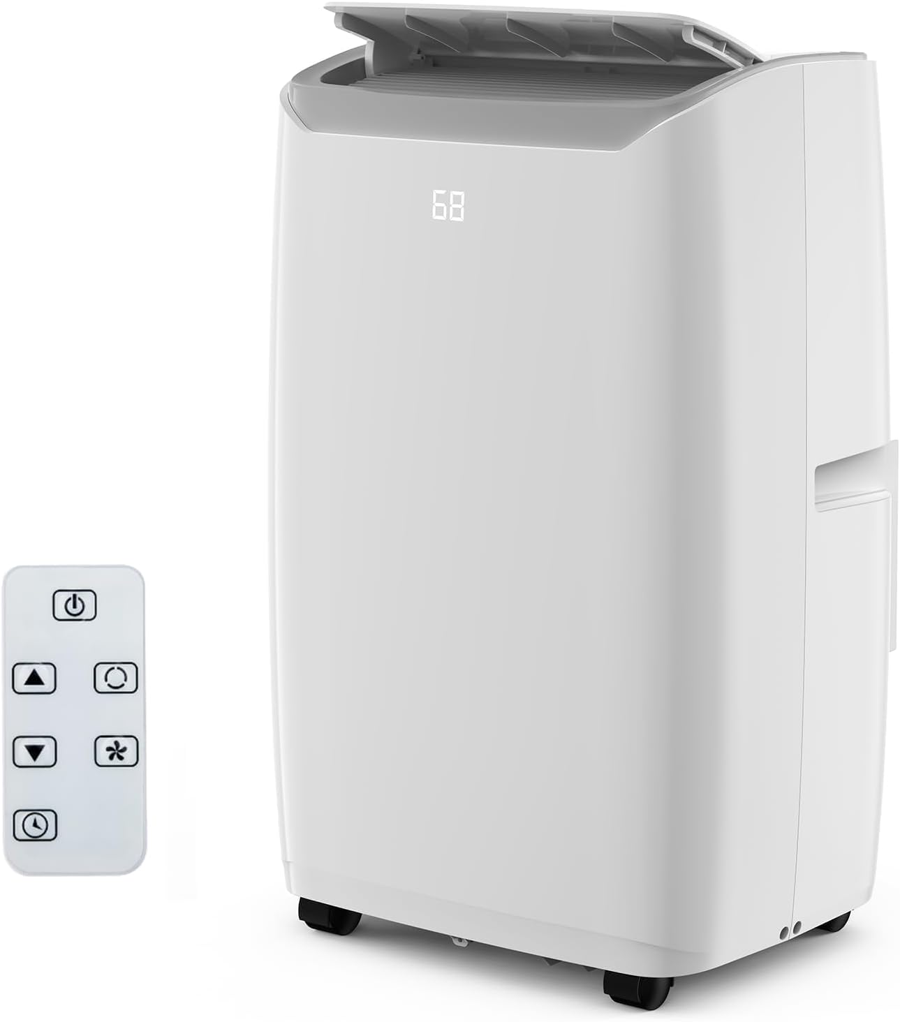 GarveeHome 14000 BTU Portable Air Conditioner, Quiet Portable AC Unit with Fan & Dehumidifier, Cooling Cools Room up to 750 sq.ft, Air Conditioner with Remote & 24H Timer for Rooms, Bedroom, Office