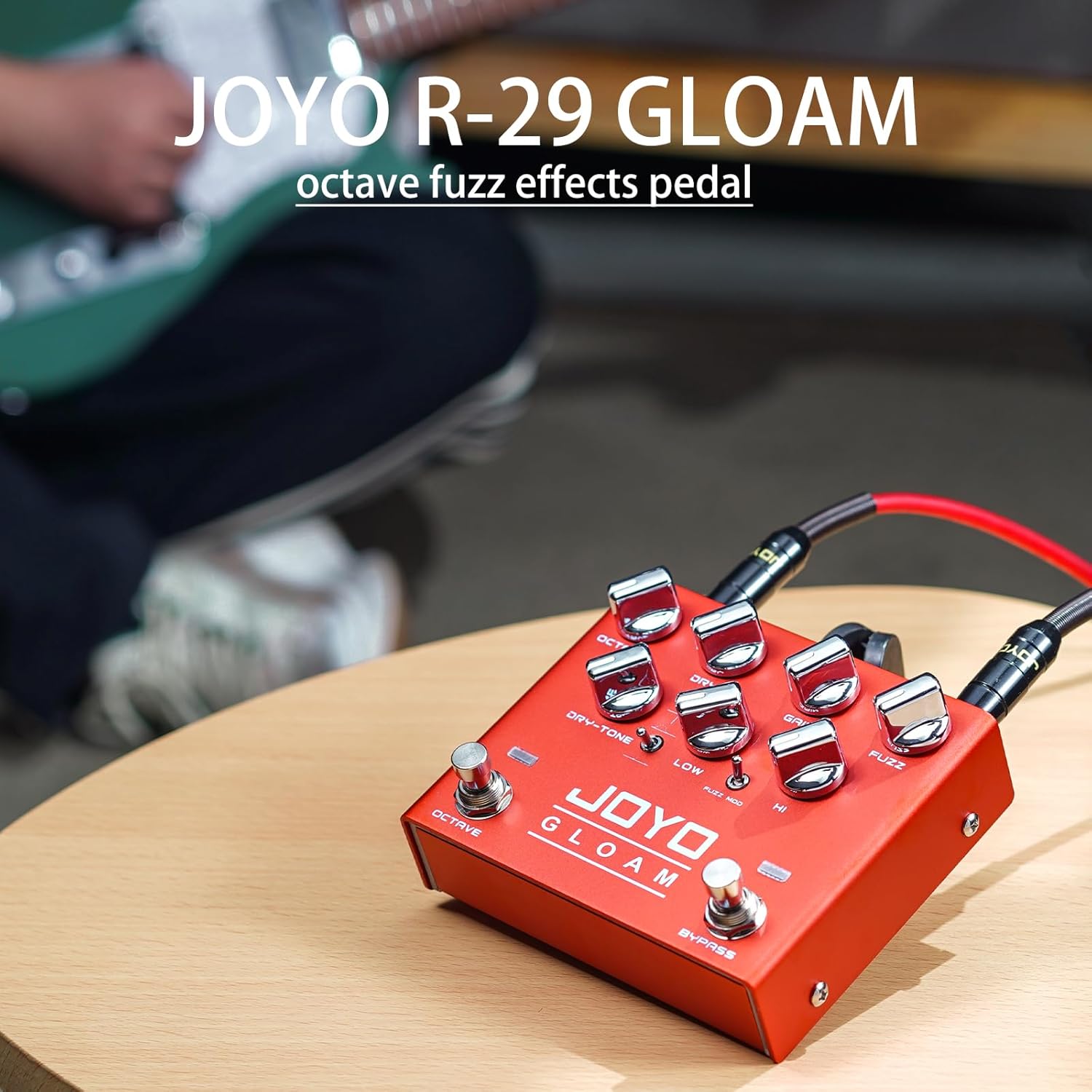 JOYO R-29 Bass Guitar Pedals Octave Fuzz Effect Pedal High Gain and JA-02 II 5W Mini Guitar Combo Amp