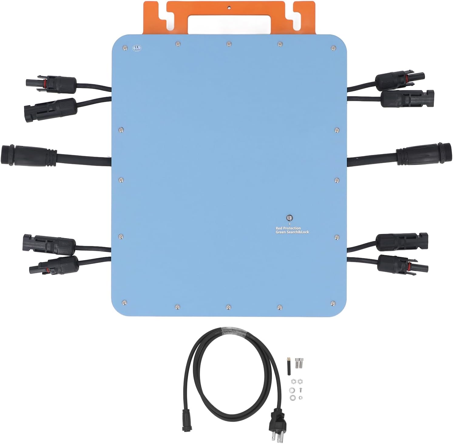 Yunseity Solar Micro Inverter 2000W Single Phase Kit, WiF Control, Meter, Maximum Power Point Tracking, Aluminum Alloy, IP66 Water Proof, 22V-48V MPPT (US Plug 120V)