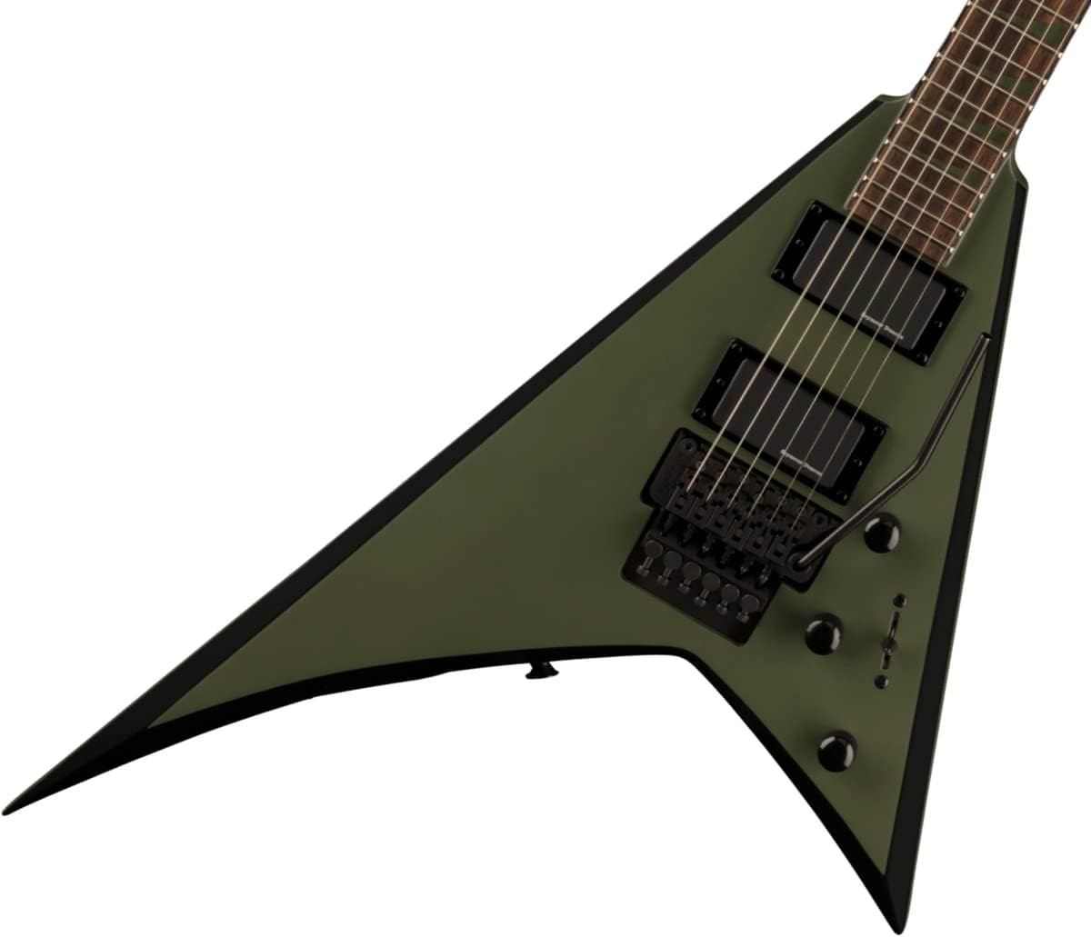 Jackson X Series Rhoads RRX24 - Matte Army Drab with Black Bevels