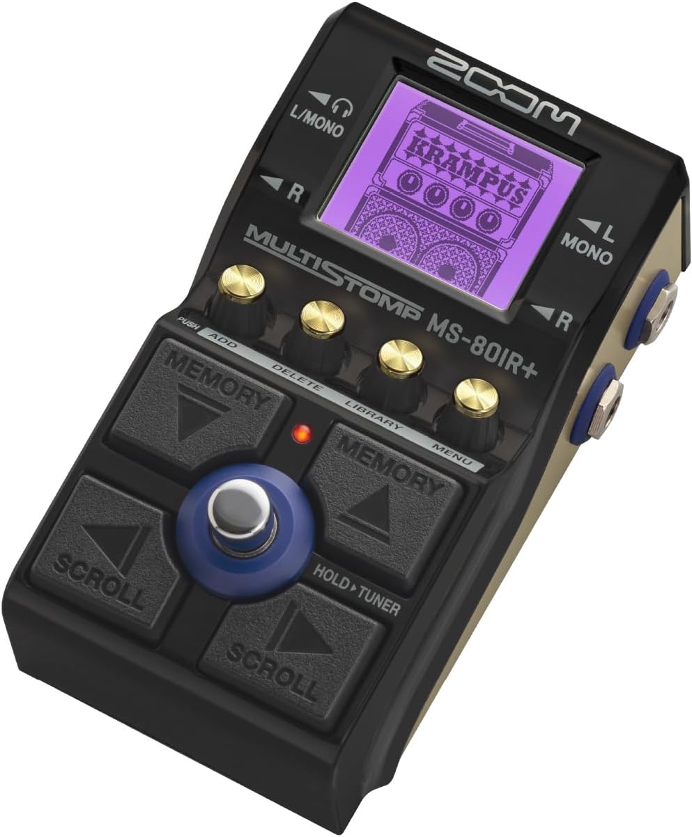 Zoom MS-80IR+ MultiStomp Amplifier Modeler IR Pedal