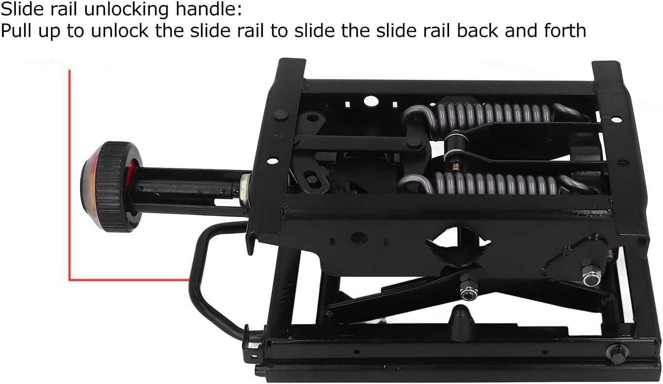 Keenso 1Pcs Sturdy and Universal Seat Damping Base Mechanical Suspension Base with Front Handle for RV Truck Boat Other Auto & Motorcycle Parts and Accessories