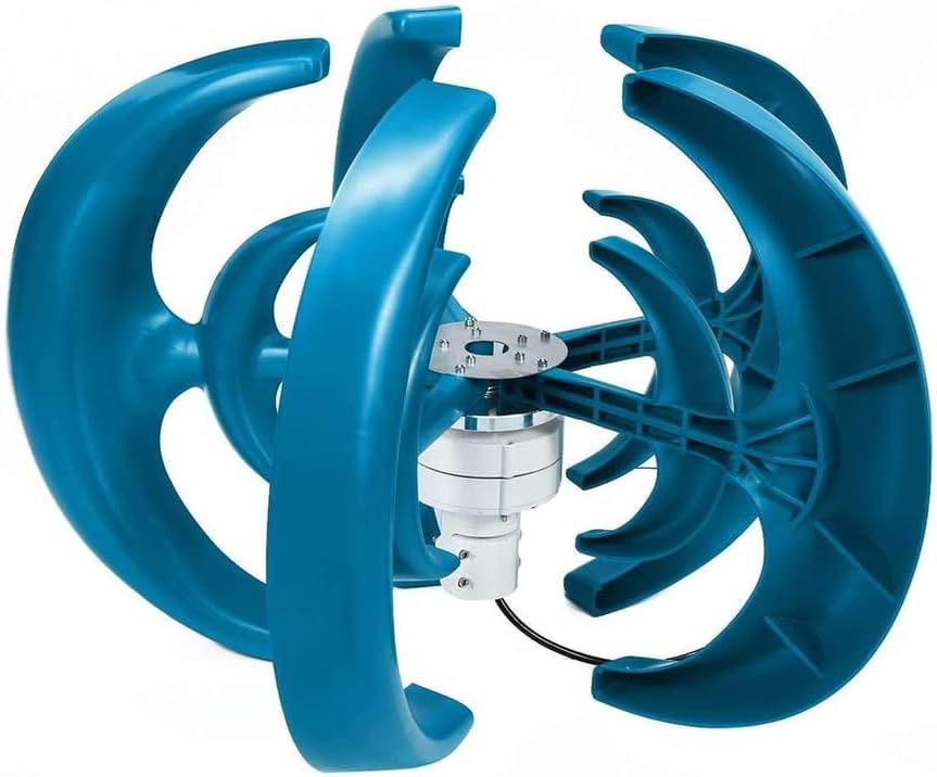 12v,HYZHANHONG 12000W 12V24V 48V Horizontal Wind Turbine Generator,12M/S Rated Wind Speed with Controllerwind Power Generator for Home Street