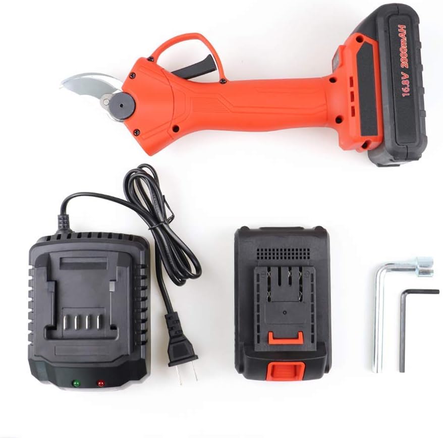 Pruning Shears,Professional Garden Shears Clippers 16.8V 30Mm Cutting Diameter, Electric Pruners Lithium Pruning