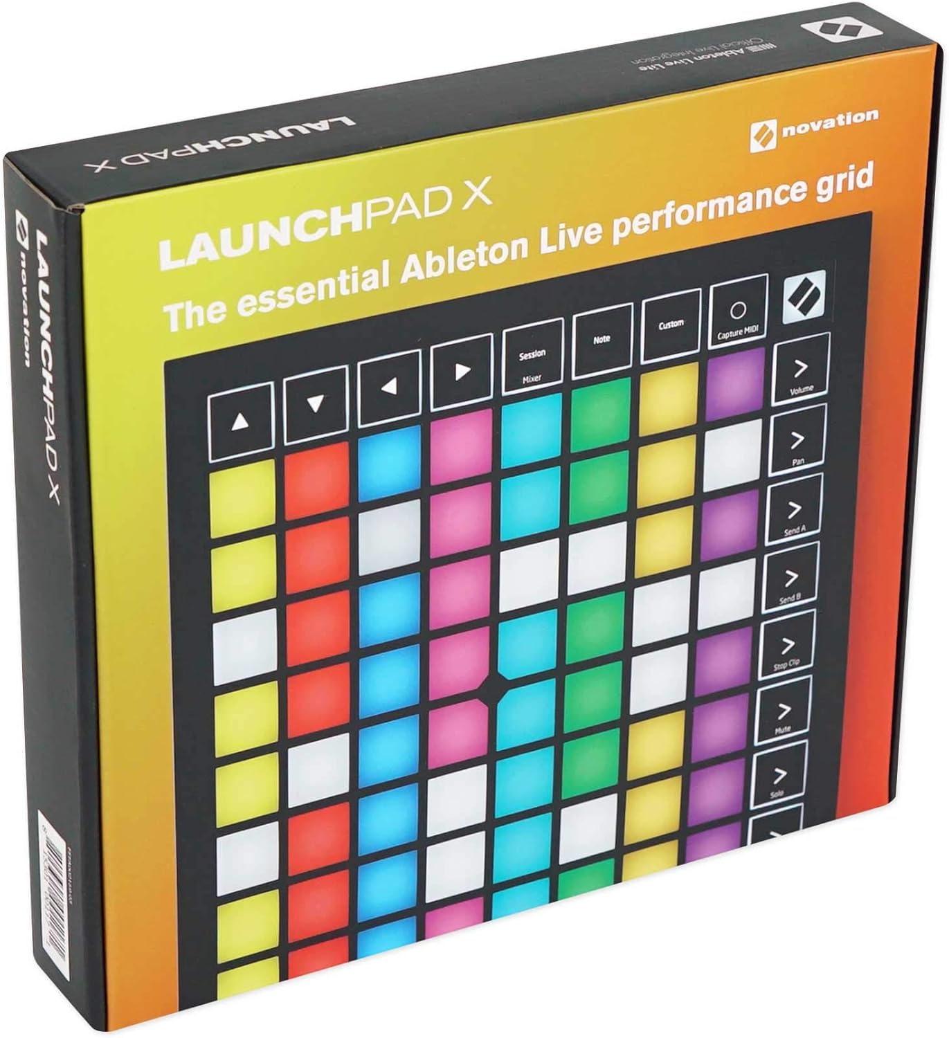 Audiosavings Bundle: Novation Launchpad X Ableton Live MIDI USB Music Production RGB Pad Controller Bundle with Rockville ROCK EVERYWHERE Portable Bluetooth Speaker/Waterproof/Wireless Link (2 Items)