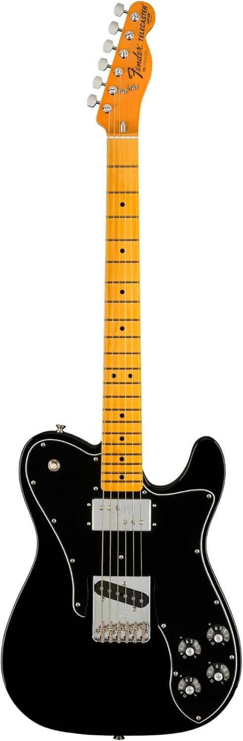 Fender American Vintage II 1977 Telecaster Custom Electric Guitar - Black