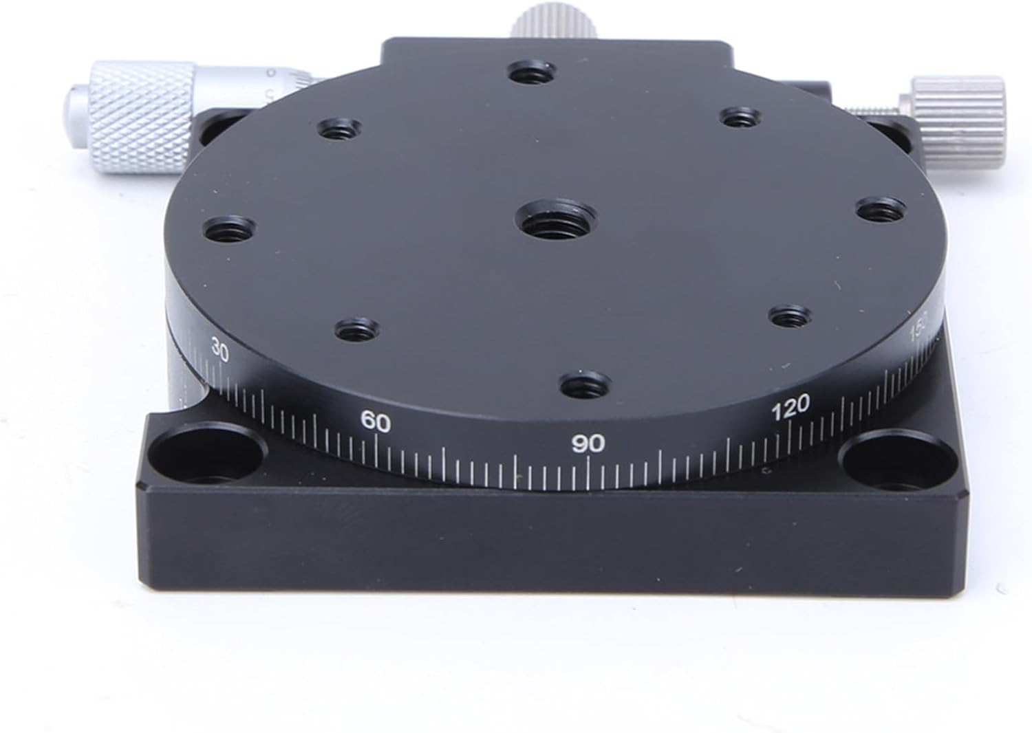 Fine Adjustment RS60‑L Manual Trimming Station Displacement Linear Stage Table for Precision Positioning,Production Machinery Vernier Scale