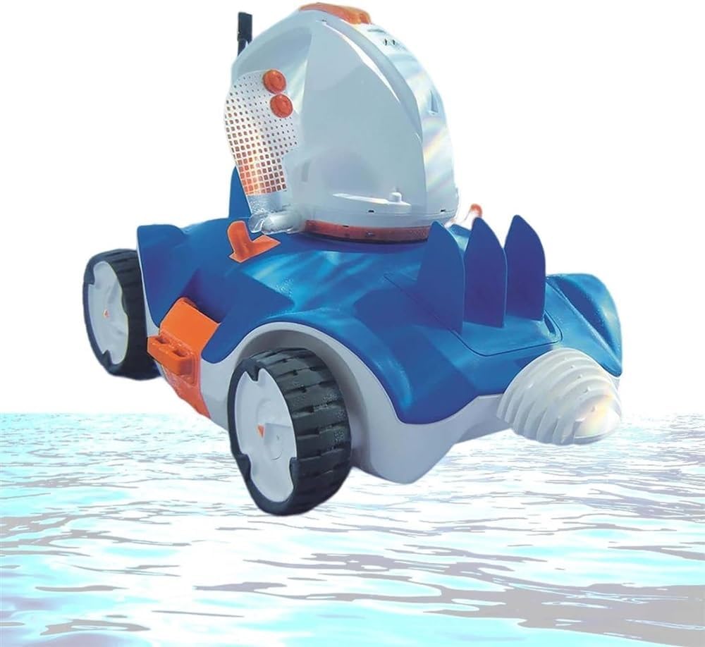 Cordless Robotic Pool Cleaner,Automatic Pool Robot Vacuum with Max 90 Mins Working Time, Self-Parking,Robotic Swimming Pool Cleaner for Above