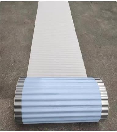 Noise Reduction Roof Panel - Soundproof Corrugated Board, Stainless Steel Acoustic Canopy Sheet for Factories, Workshops, and Industrial Use (80x300cm)