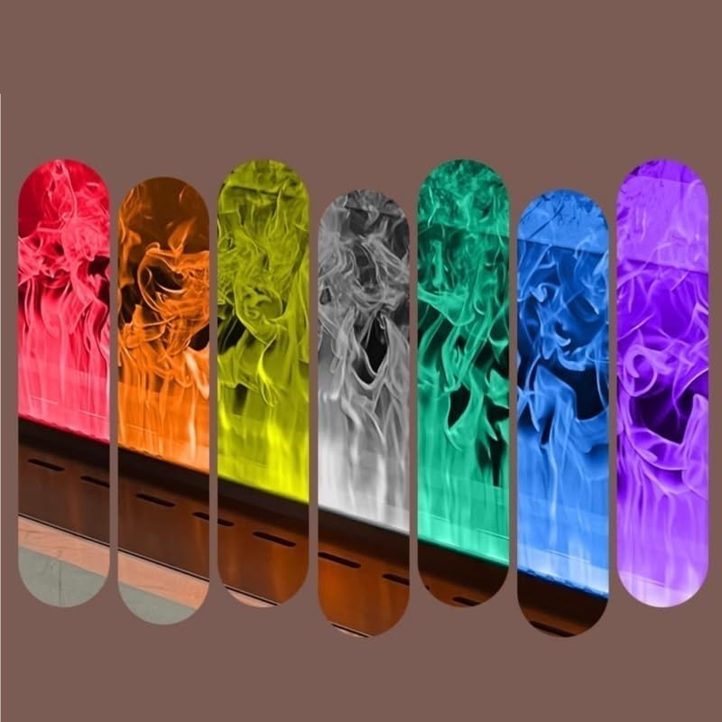 3D Water Vapor Fireplace with Humidifier Flame Water Vapor Fireplace 78.7 Inches Electric Freestanding Heater Flame Effect Electronic