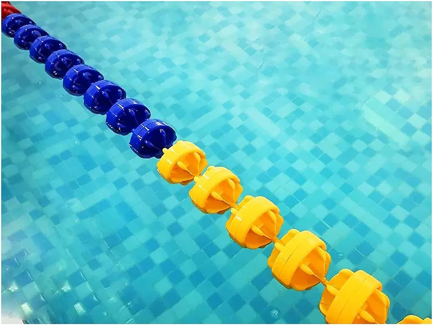 Swimming Pool Safety Rope and Float Kit for Villa Pool/Swim Club/Dangerous Area 10m Nylon Rope with Hooks for Safety and Fun