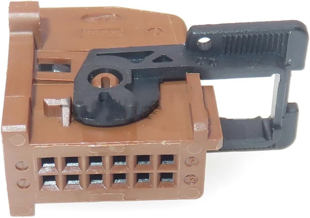 5 Set 12 Hole 1379096-1 1379219-1 1379095-1 AC Assembly Auto Connector Car Audio Power Amplifier Electric Plug(White)