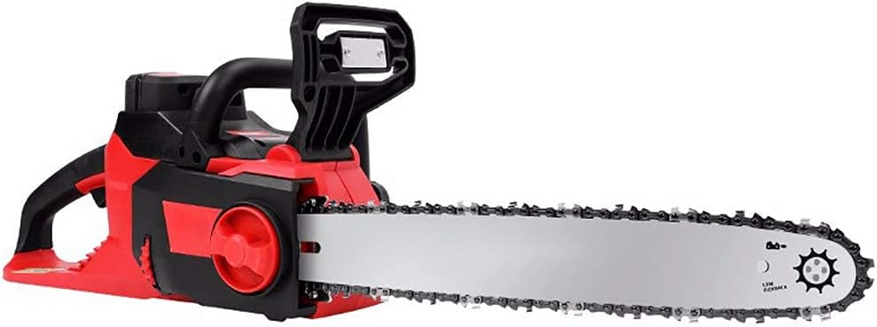 Power Chain Saws Battery Lithium Ion 40 V, Rechargeable Portable Cordless Chainsaw, Brushless Motor, Used for Felling Trees and Greening, Total Length 80 cm