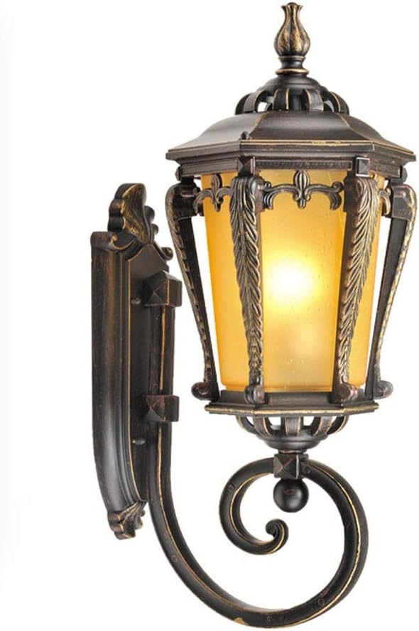 Outdoor Waterproof and Rust-Proof European Style Wall Lamp Courtyard Balcony Gate Villa Lamp LED Retro Simple Style