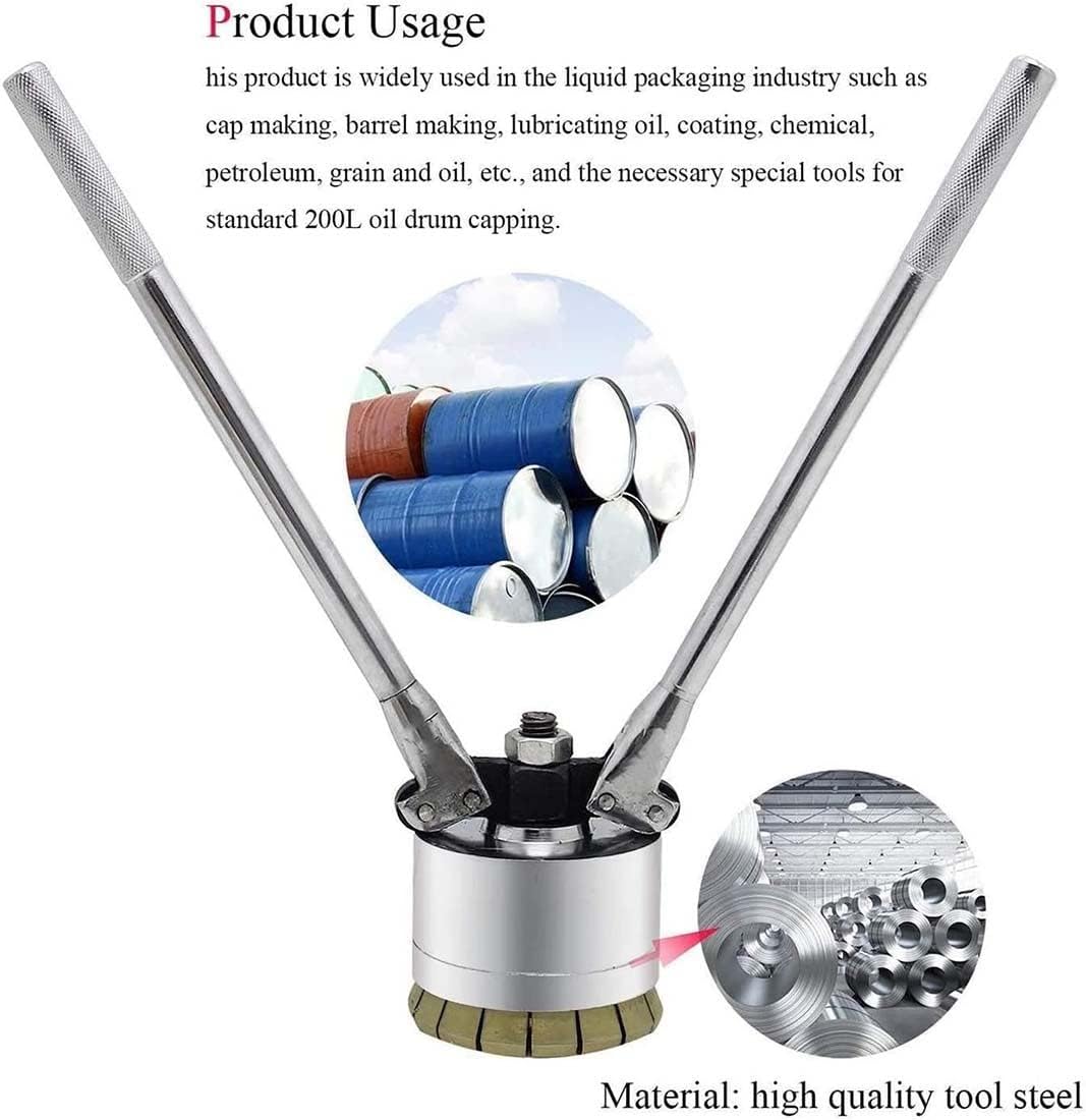 200L Oil Barrel Sealing Pliers, Iron Drum Sealing Machine, Oil Drum Capper, 35Mm 70Mm Iron Cap Capper, Iron Barrel Sealing Pliers, Liquid Packaging Industries,Oneset