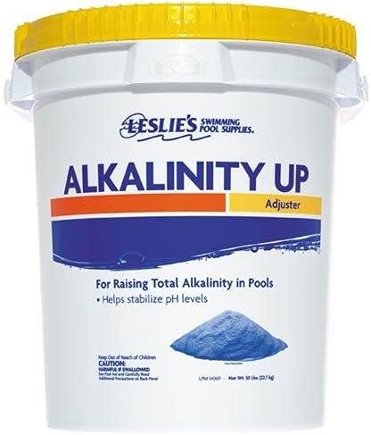 Leslie's Alkalinity Up - Swimming Pool Total Alkalinity Increaser - 100% Sodium Bicarbonate - 50 Pounds