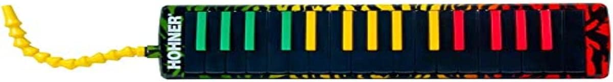 HOHNER Airboard Rasta 32 – Melodica included Softcase