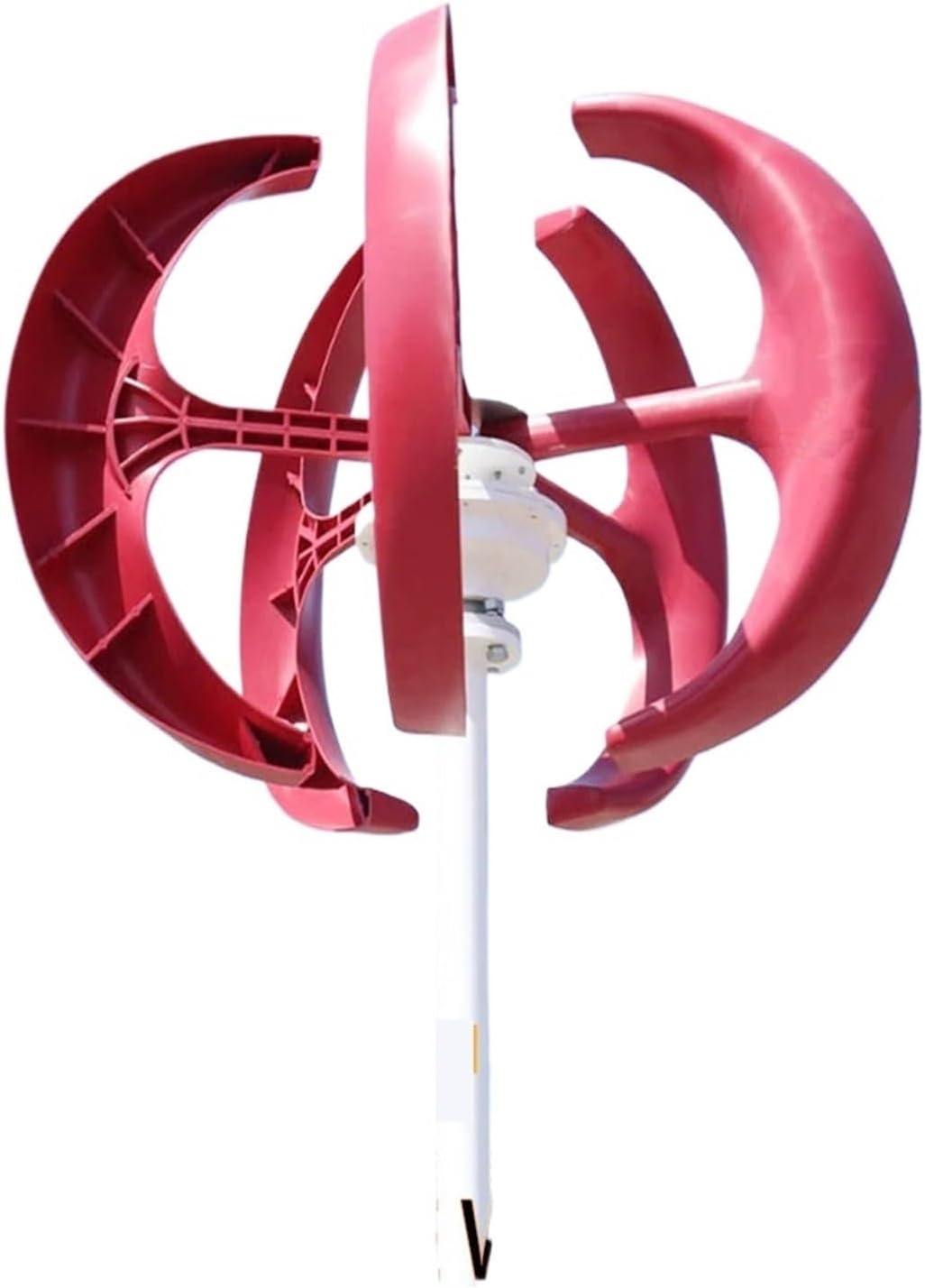 Wind Turbines, Lantern Shape 5KW 12V 24V Vertical Wind Power Turbine nerator Kit for Home 5000W Low Noise Windmill(Blue,24V_5000W)