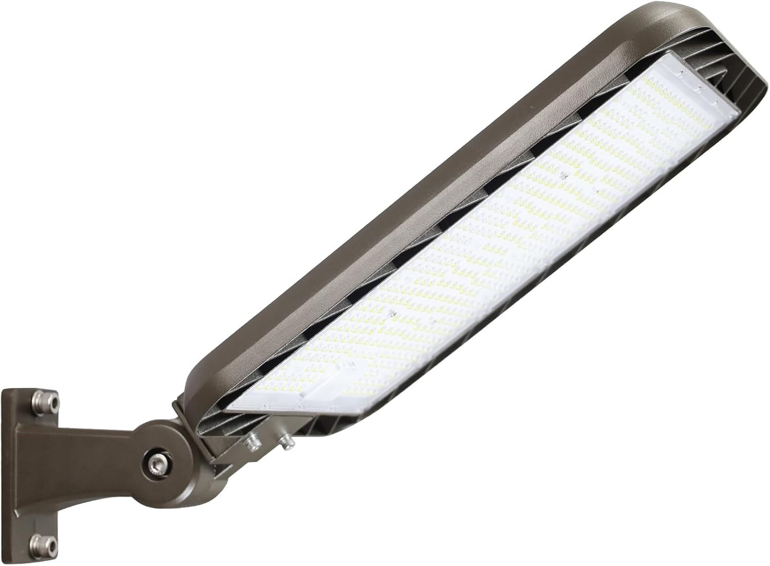 400W LED Parking Lot Light Adjustable Arm Mount, 60,000LM Dusk to Dawn Outdoor Street Pole Lights IP65 5000K 100-277V ETL Listed Commercial Shoebox Area Lighting for Plaza, Roadway, Stadiums