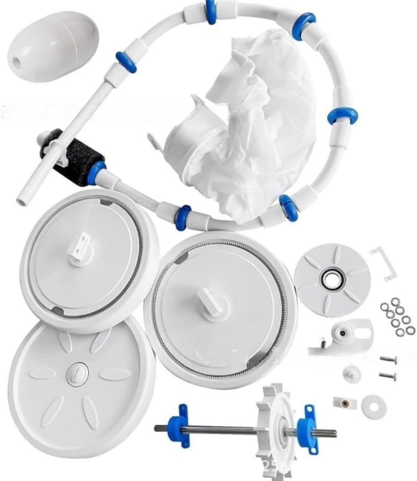 Rebuild Repair Kit - Complete Replacement for Zodiac Polaris 180 & 280 Automatic Pool Cleaner | Includes Wheels, Bearings, Tires, Bag, Tail, Scrubber | Restores Like-New Performance