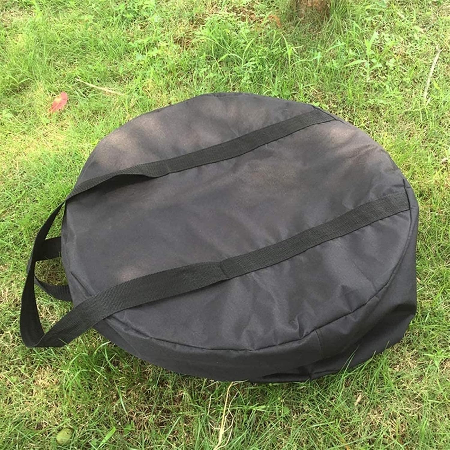 Fire Pits,Garden Outdoor Fire Pits Steel Folding Fire Bowl with Grill & Cover & Poker Camping Fire Pit BBQ Brazier Wood Charcoal Patio Heater