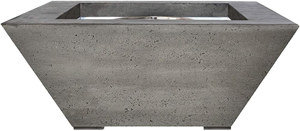 Prism Hardscapes Lombard Fire Table in Pewter - LP