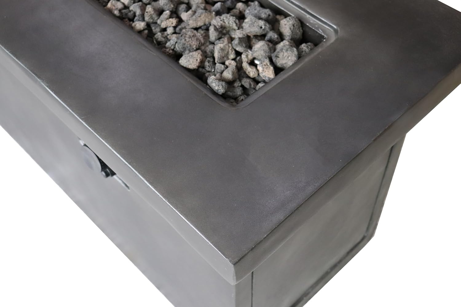 24'' H Concrete Propane,Natural Gas Outdoor Fire Pit Table