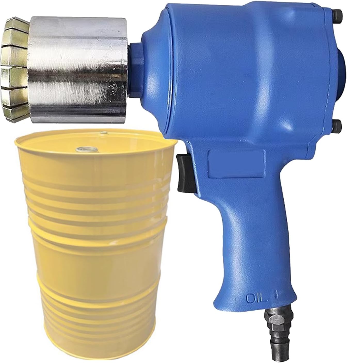 Iron Drum Capping Machine, 200L Oil Barrel Capper Sealer, Handheld Bottle Capper, Pneumatic Drum Sealing Plier,30-75MM