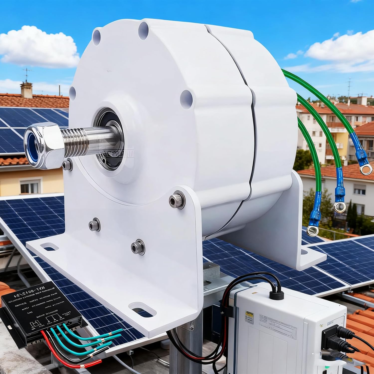 1000W 12V 24V 48V 3 Phase Energy Generator Wind Power Kit for DIY Wind Turbine with Controller Brushless Generator Alternator Motor