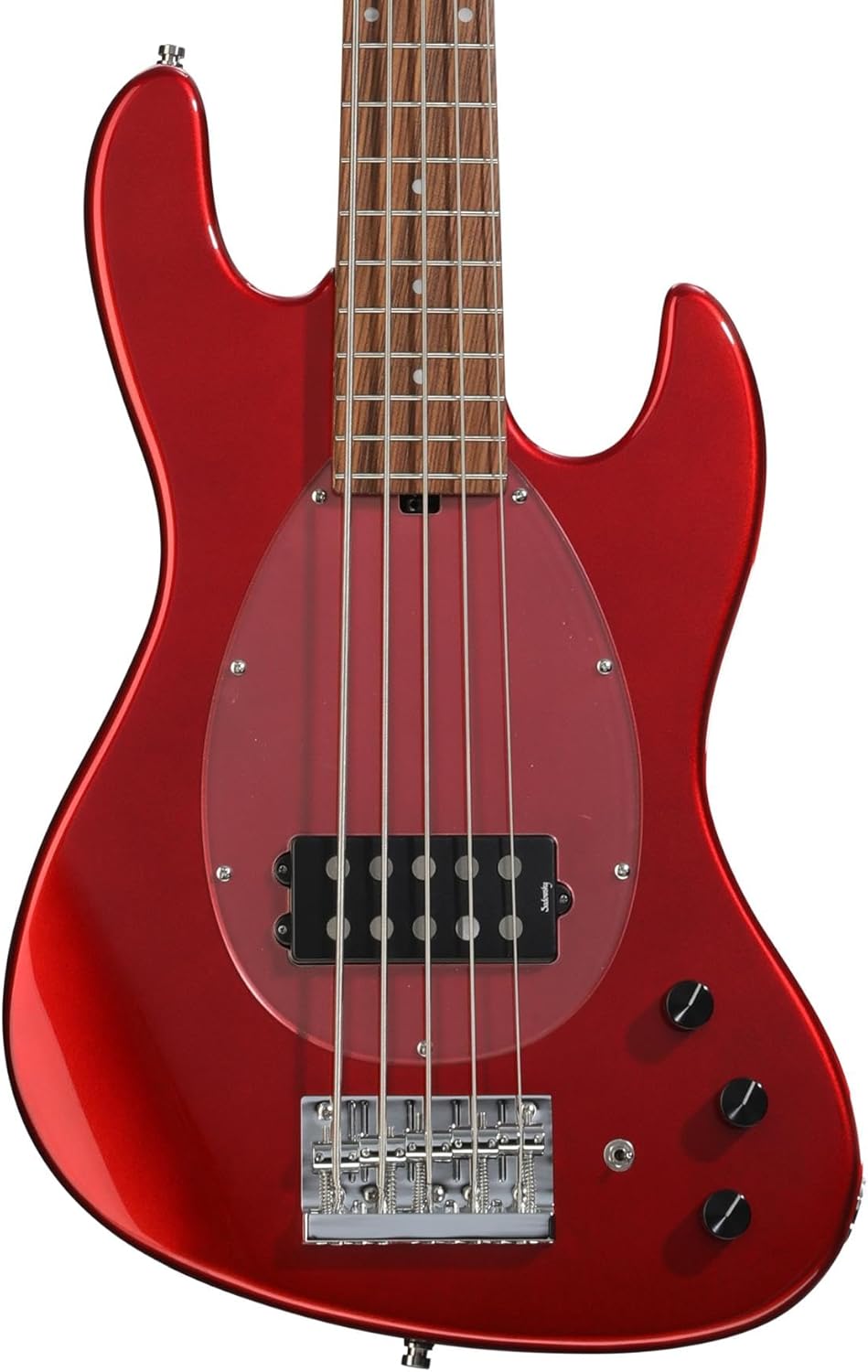 Sadowsky MetroExpress Vintage M 5-string Bass Guitar - Candy Apple Red, Morado Fingerboard