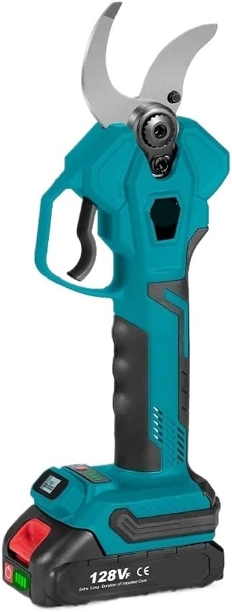 45mm Brushless Electric Pruning Shears 4 Gears Cordless Efficient Garden Electric Scissors for 18V Battery(2 Battery)