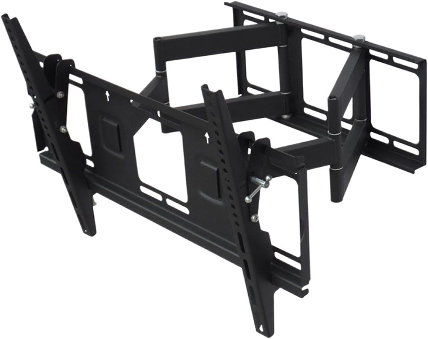 Full Motion TV Wall Mount Bracket, Heavy Duty Retractable Swing Arm, Supports Large Screens Up to 85kg, Perfect for Living Room or Office Setup