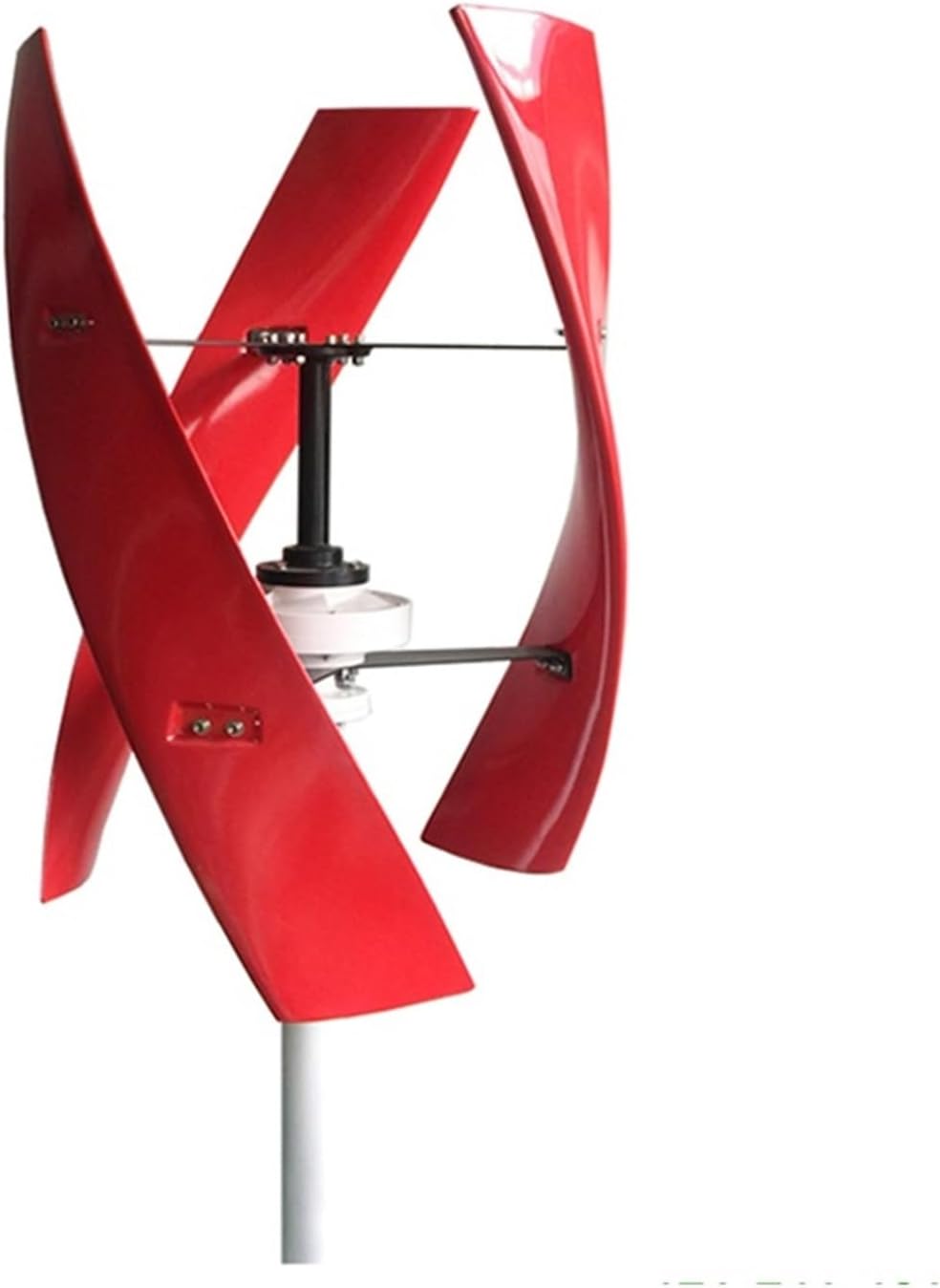 Windmill Generator, 10KW Free Energry Windmill For Home Vertical Wind Turbine Generator 10000W 12V 24V 48V Low Wind Speed Starting Wind Turbines (Color : Red, Size : 24V_10KW), 1005006129071670