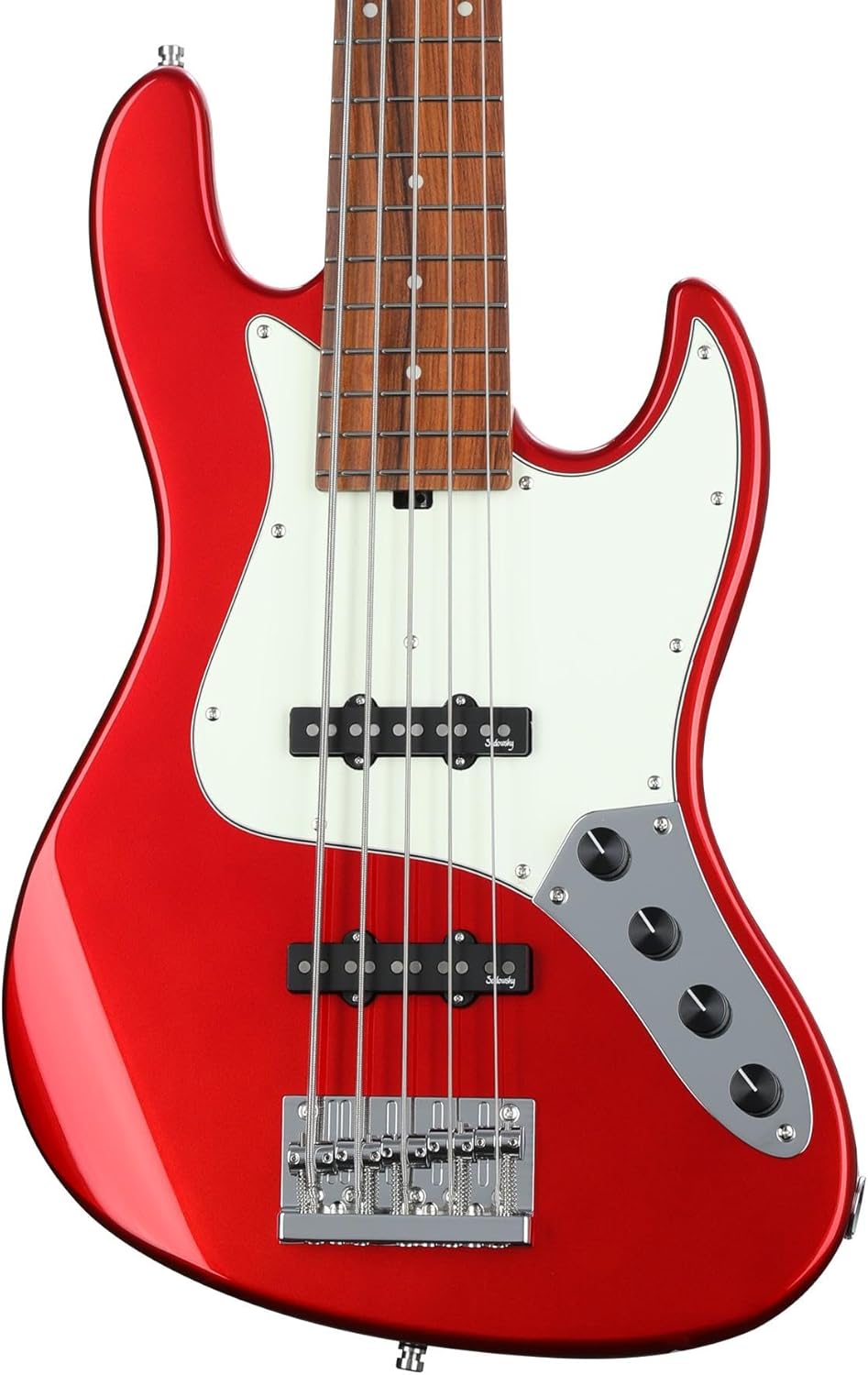 Sadowsky MetroExpress 21-fret Vintage JJ Bass, 5-string - Candy Apple Red Metallic