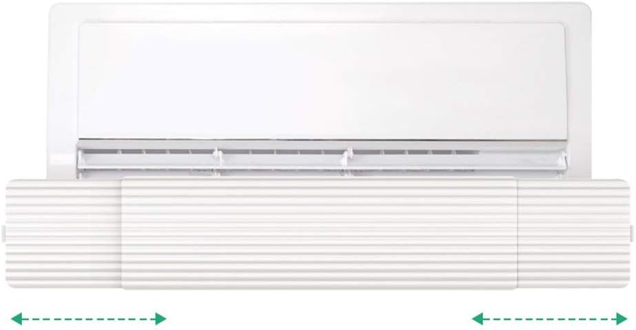 Retractable Air Conditioner Deflector, 180° Rotation Anti Direct Blowing Windshield Air Conditioning Baffles for Home/Office