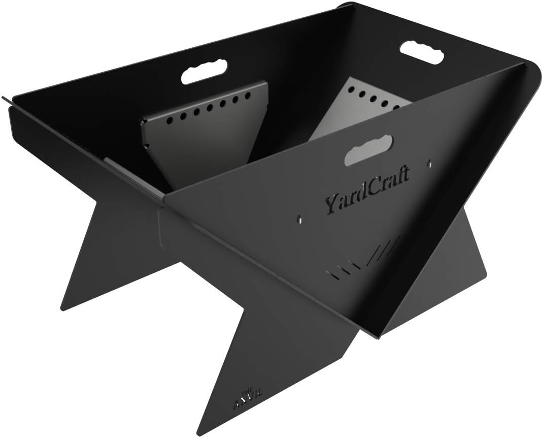 The Anvil Steel Fire Pit (Black Coated Steel)