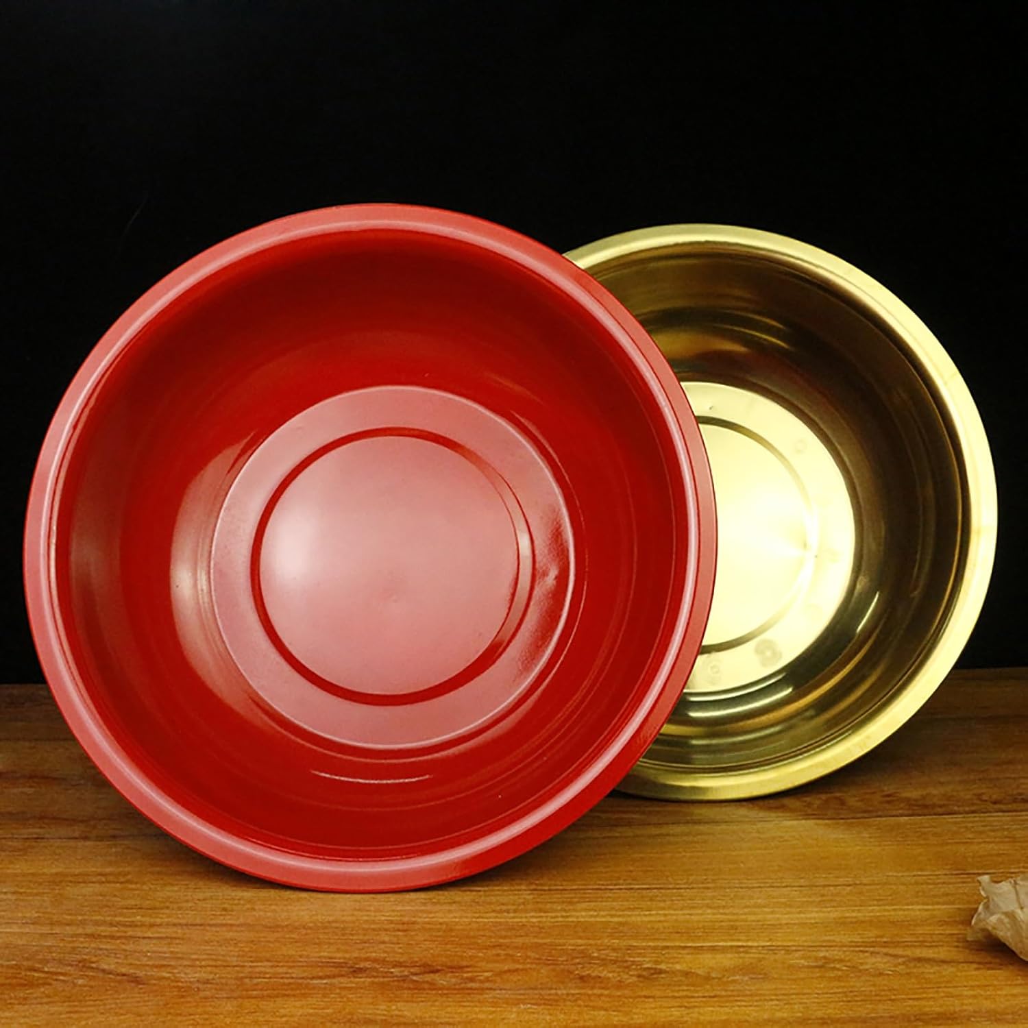 Portable Fire Pit, Incinerator, Outdoor Fire Pits, with Handle and Vibrant Color, Suitable for Burning Personal Letters, Invoices, Etc(Red)