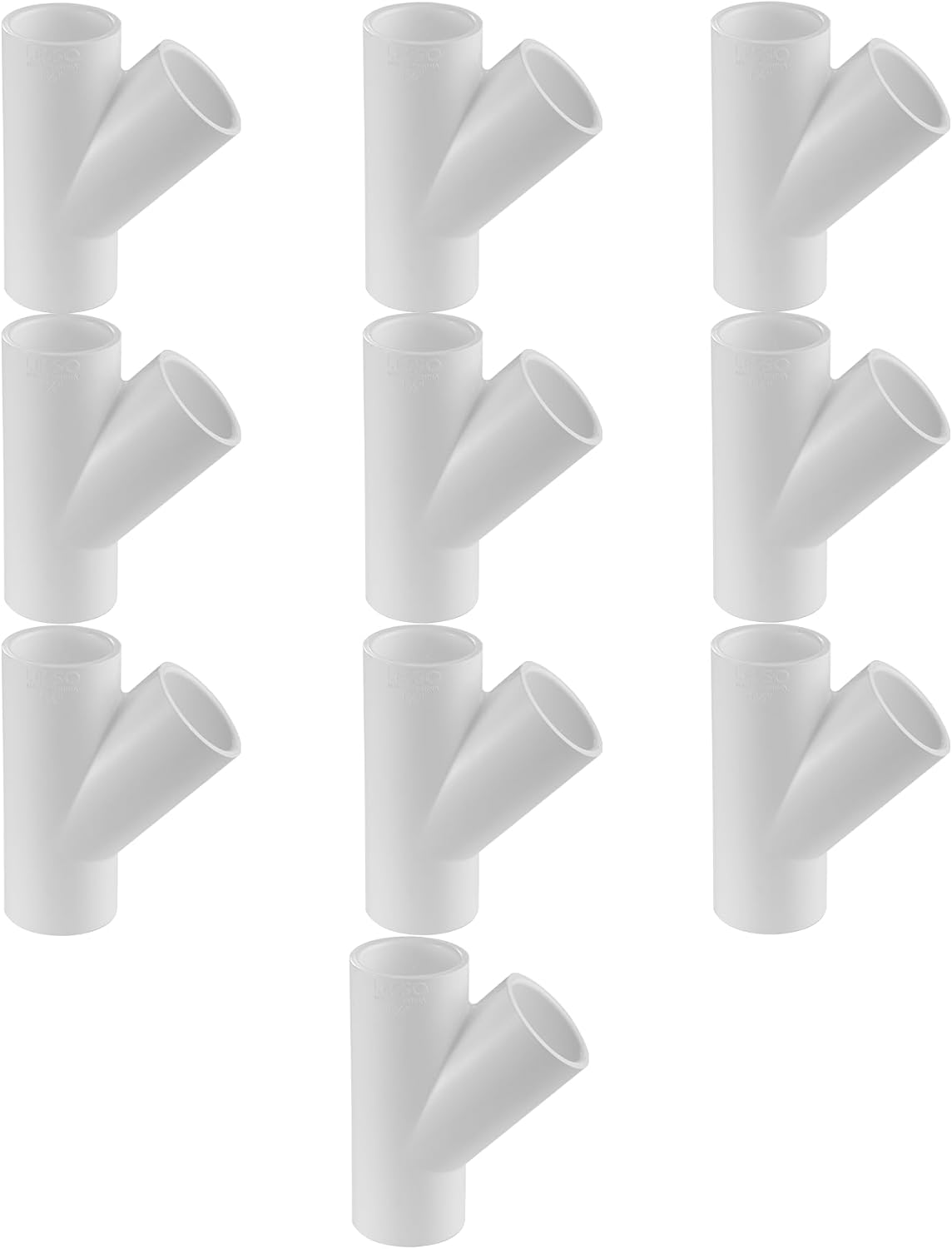 475 Series PVC Pipe Fitting - Wye - Schedule 40 (White) - 1-1/2