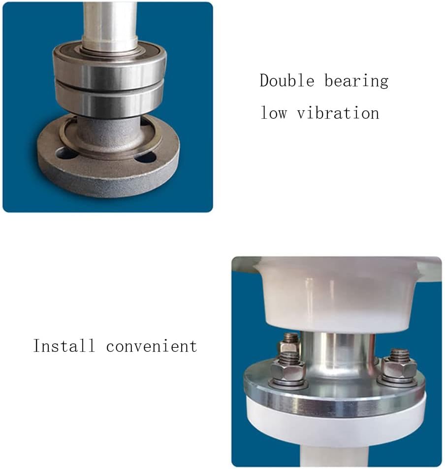 Vertical Wind Turbine Generator 3000W, 5 Blades Wind Power Motor Kit with MPPT Controller for Home Hybrids Streetlight