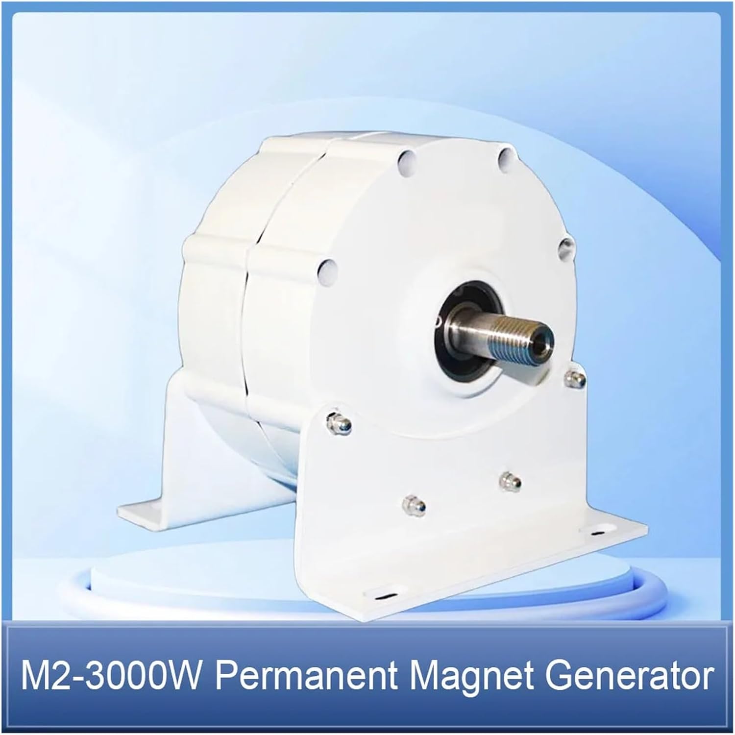 Wind generator, Gearless Permanent Magnet Generator 12V 24V 48V Electric Generator Wind For Home Use,for Home Boat Marine(Double shaft,12V)