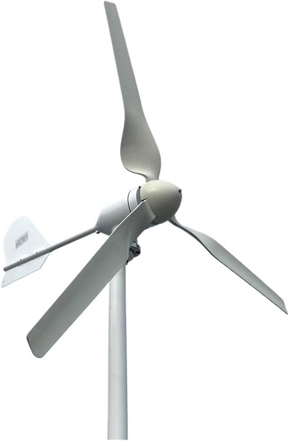 10KW 3 Blades Horizontal Wind Turbine Generator 12v 24v 48v with Mppt/Hybrid Charge Controller Windmills for Farm Home Low Starting Speed for Home(Hybrid Control,12V)