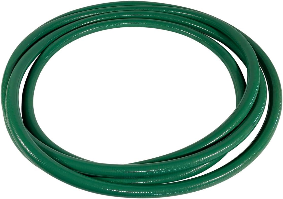 Gloxco Heavy Duty Green PVC Suction Hose for Water Transfer, 70 PSI Max Pressure, 1-1/2″ Inside Diameter, 40 ft Length