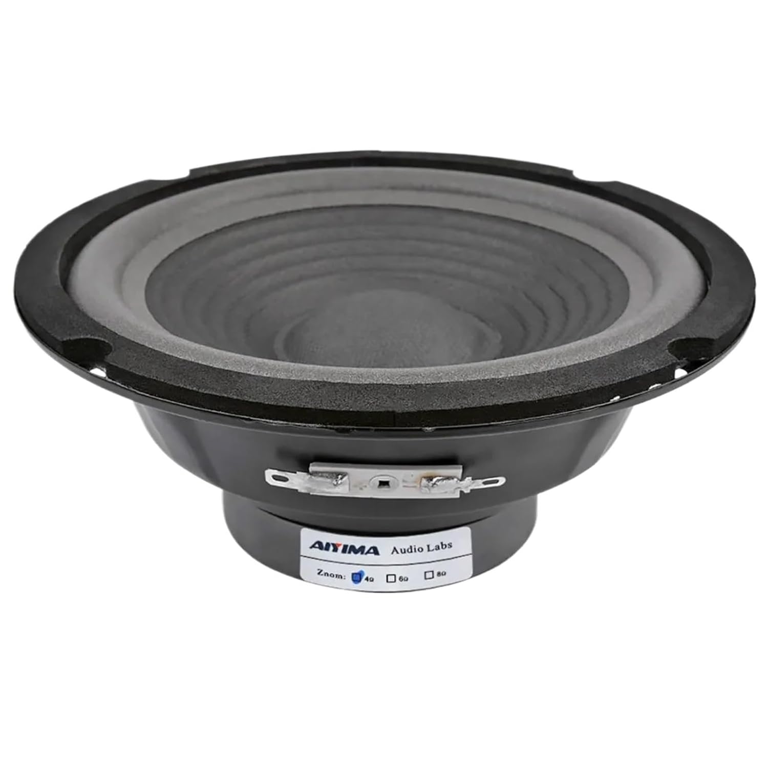 1Pcs 6.5 Inch Midrange Bass Speaker 150W 4 8 Ohm Audio Speaker Amplifier Sound Woofer Loudspeaker Home Theater(4 Ohm 150W Speaker)