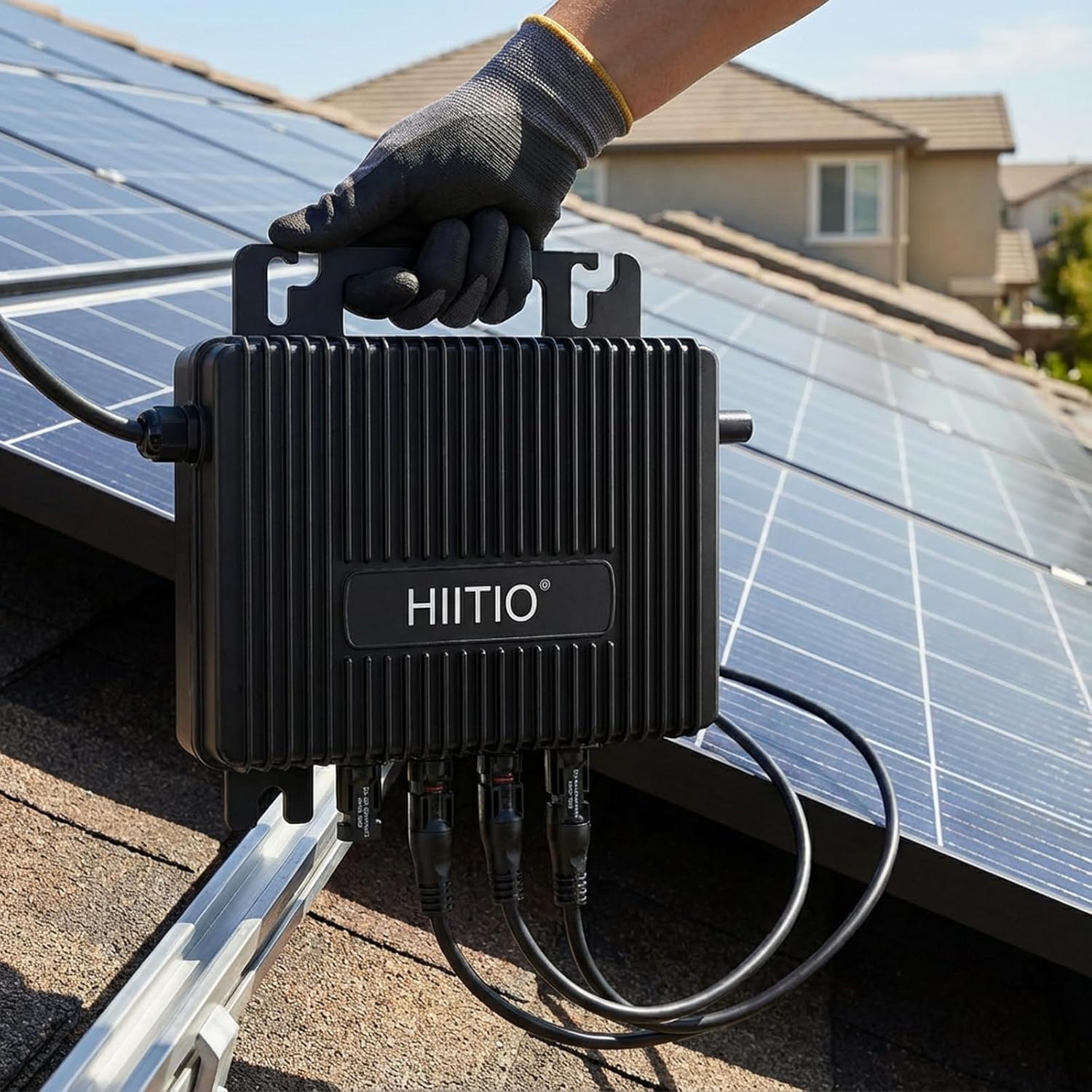 CSA Listed Nominal Output 800W Microinverter, IP67 Waterproof Solar Inverter, Home & Commercial Use, Smart Sub-1G Monitoring, 2-in-1 MPPT for 182/210mm Modules (Residential & Small Business)