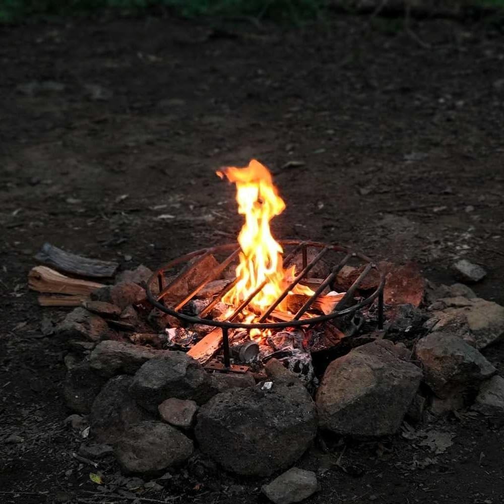 Premium Heavy-Duty Steel 24 Grate for Outdoor Fire Pits Above Ground Fire Grate