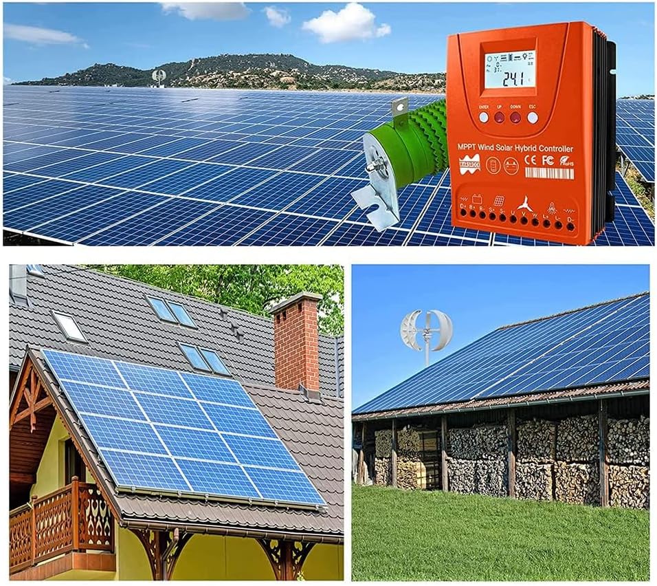 3000W 12V 24V 48V 0~1500W Wind 0~1500W Solar MPPT Wind Solar Hybrid Controller Pioneer Version Charge Lithium & Lead Acid Gel Battery