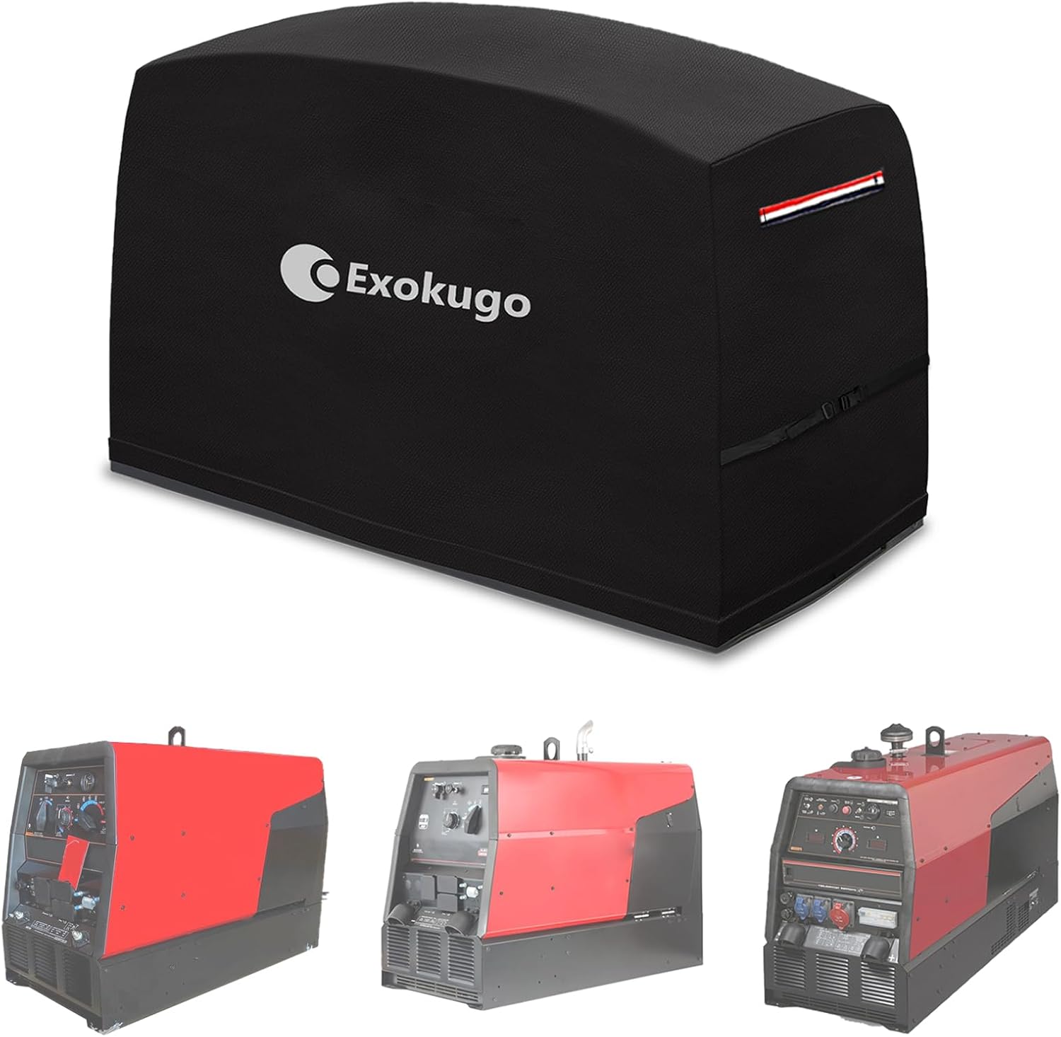 Waterproof Engine Welder Generator Cover for Ranger GXT Series Welder,Engine Driven Welder Cover with Plush Linner,All Weather Protection, Black