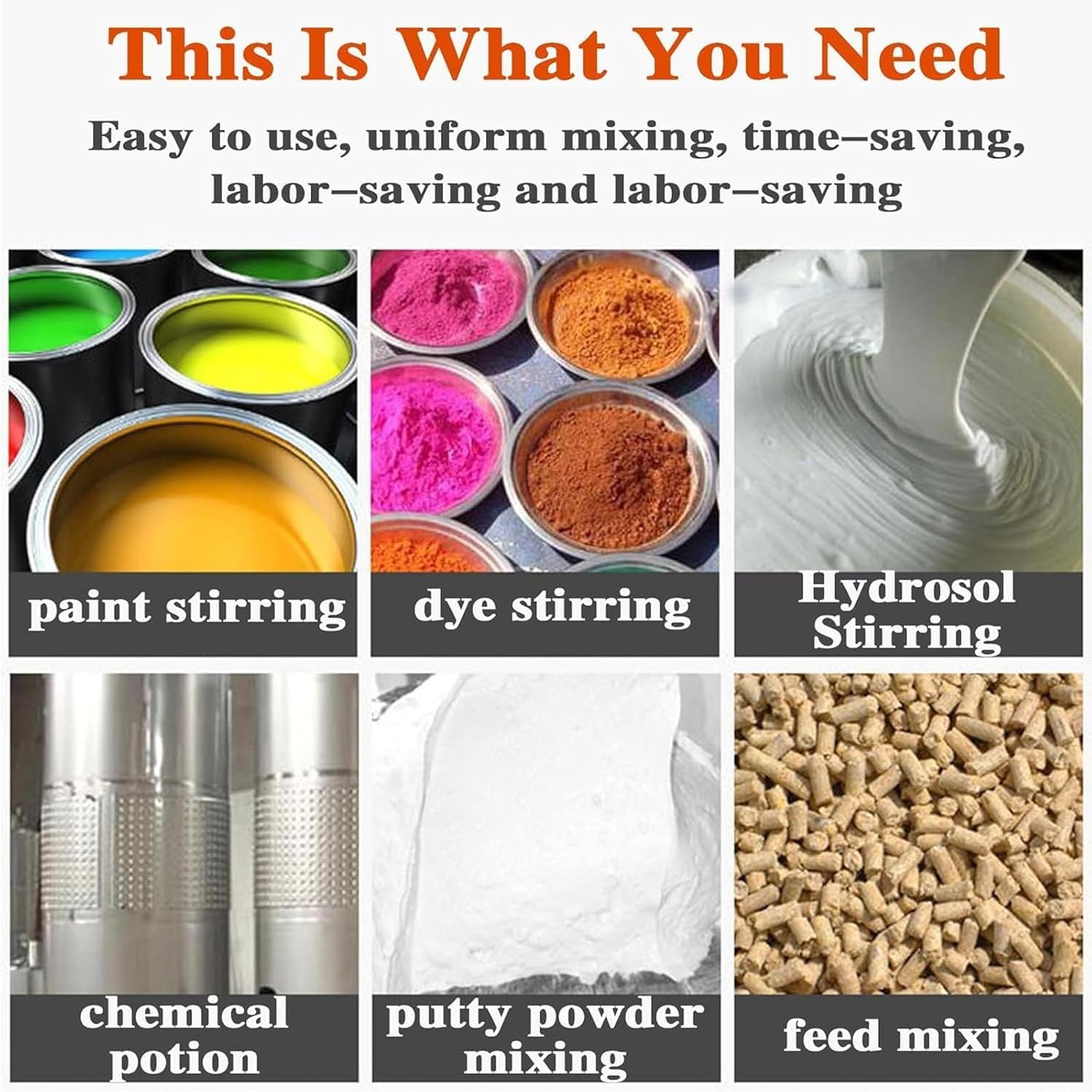 IBC Air Agitator, Electric Tank Mixer Machine, 250 Gallon Air Motor, Paint Stirring Machine Bracket Air Agitator Paint Mix Tool, Tank Barrel Air Mixer,H005,H006