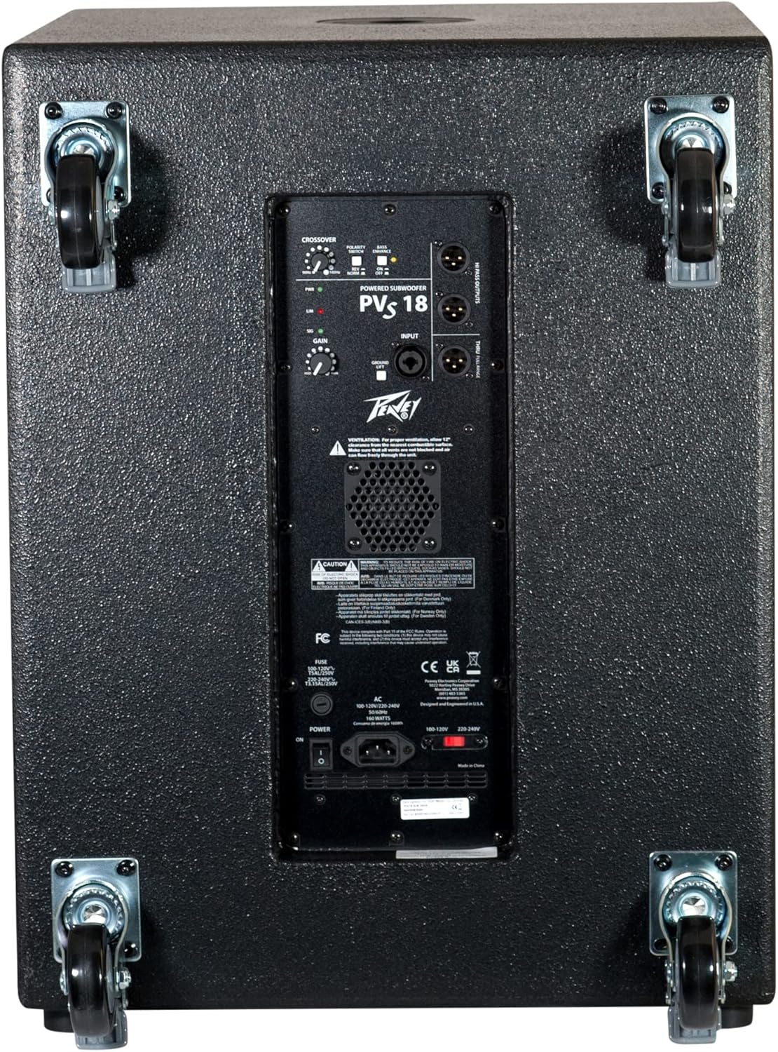 Peavey PVs 18 Vented Powered Bass Subwoofer